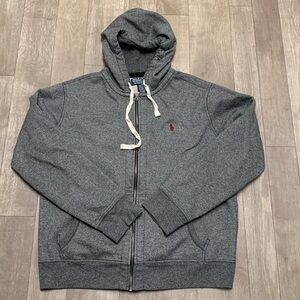 Polo by Ralph Lauren Gray Hoodie Jacket